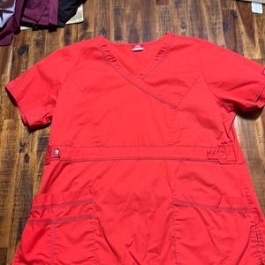 XL Red Dickies Scrub Set